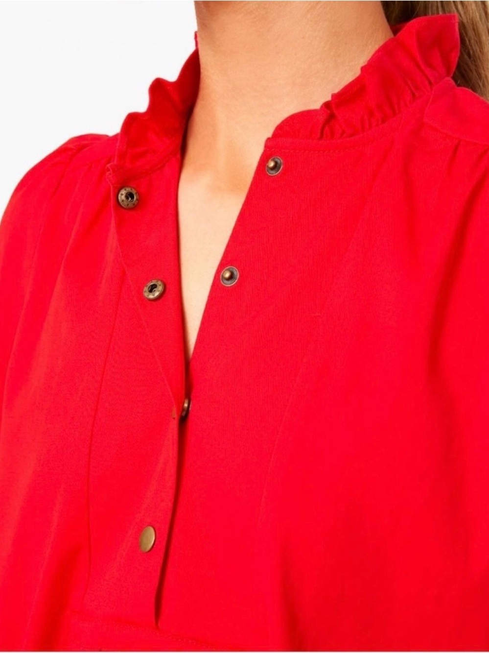 Pomander Place Red Shift Dress XL Tuckernuck Coastal Resort Chic - Picture 3 of 8